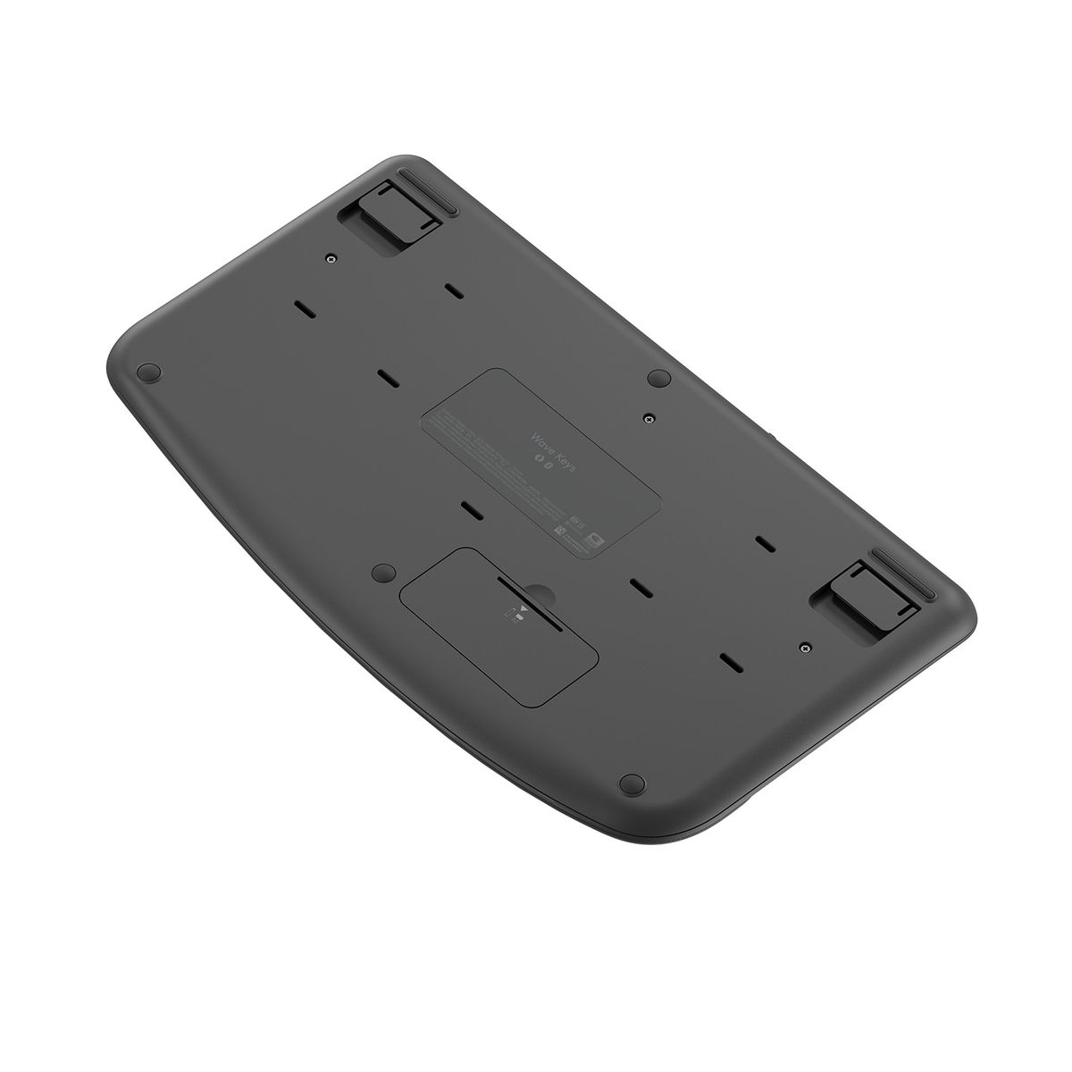 LOGITECH - Teclado Inalámbrico Ergonómico Logitech Wave Keys Grafito