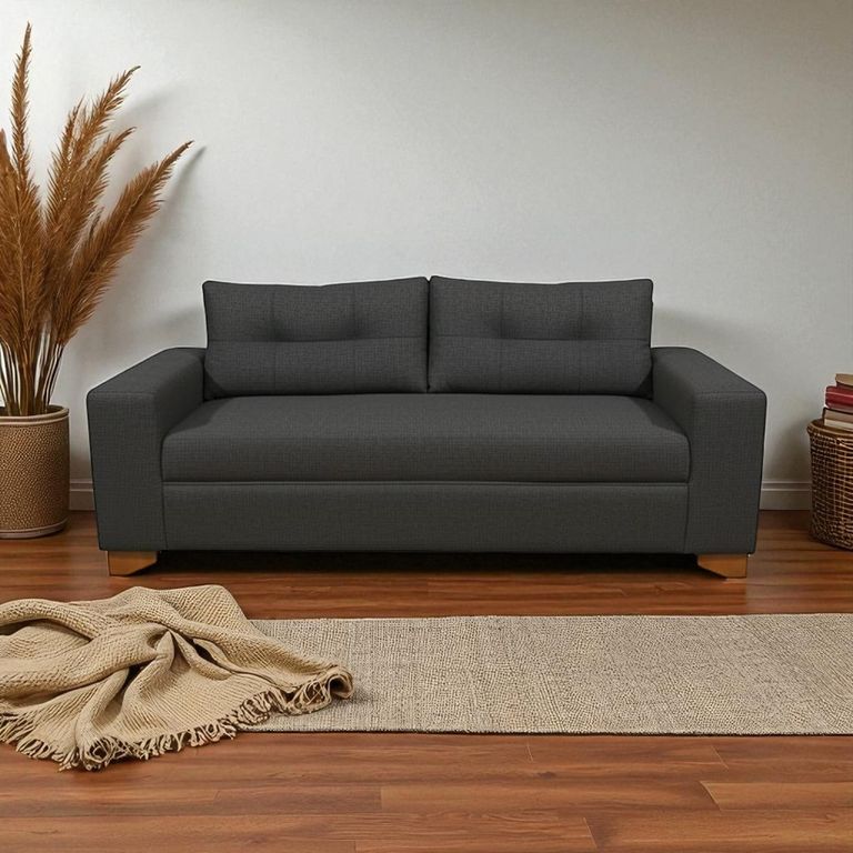 SOFA PARIS DOS CUERPOS LINO Gris oscuro