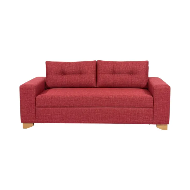 SOFA PARIS DOS CUERPOS LINO Rojo