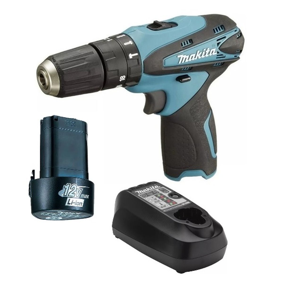 MAKITA - Taladro Atornillador Percutor 30 Nm Makita Hp330d
