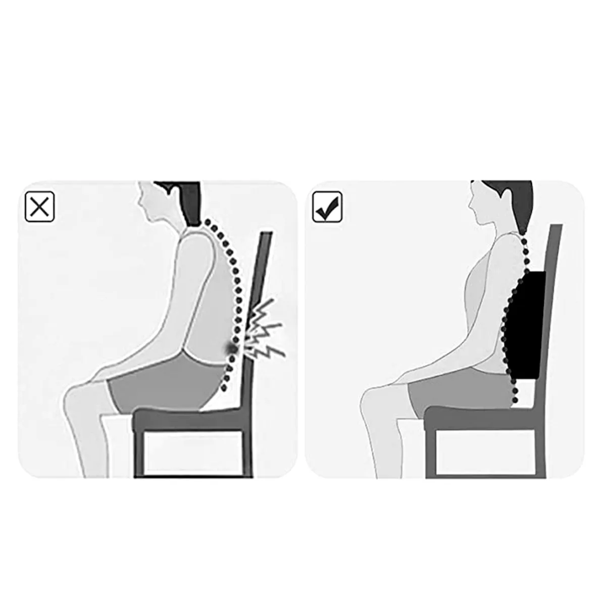KTANA - Kit Cojines Ergonómicos Ktana Diseño Gris