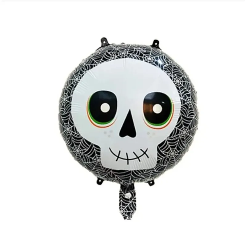 GENERICO - Globo Metálico Calavera De Halloween 45 Cm