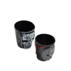 GENERICO - Vasos De Shot De Calavera Hallowen 2Pcs 5x6 Cm