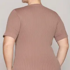 MONARCH - Polera Suave Acanalado Seamless Lasst