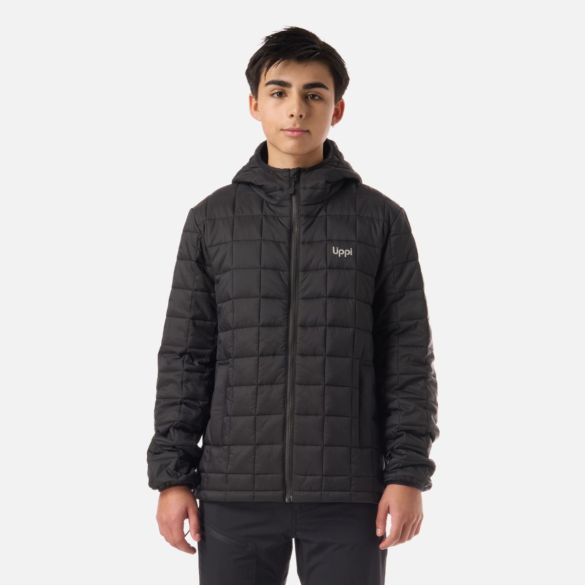 LIPPI - Chaqueta Teen Boy All Summer Steam-Pro Hoody Jacket Negro Lippi