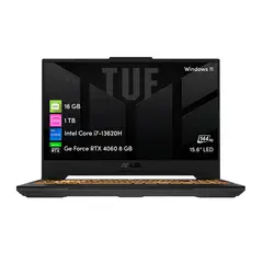 ASUS - Notebook Gamer Tuf Intel i7 13va 16GB 1TB SSD RTX4060 15.6 FHD