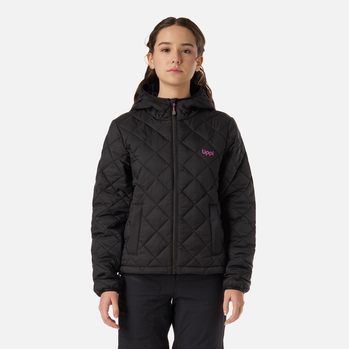 LIPPI - Chaqueta Teen Girl All Summer Steam-Pro Hoody Jacket Negro Lippi