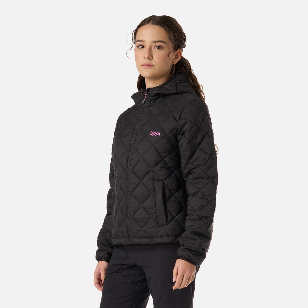 LIPPI - Chaqueta Teen Girl All Summer Steam-Pro Hoody Jacket Negro Lippi