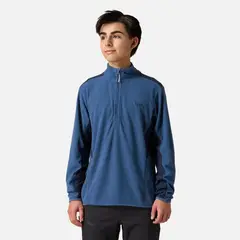 LIPPI - Polerón Teen Boy Mild Nano-F 1/4 Zip Azul oscuro