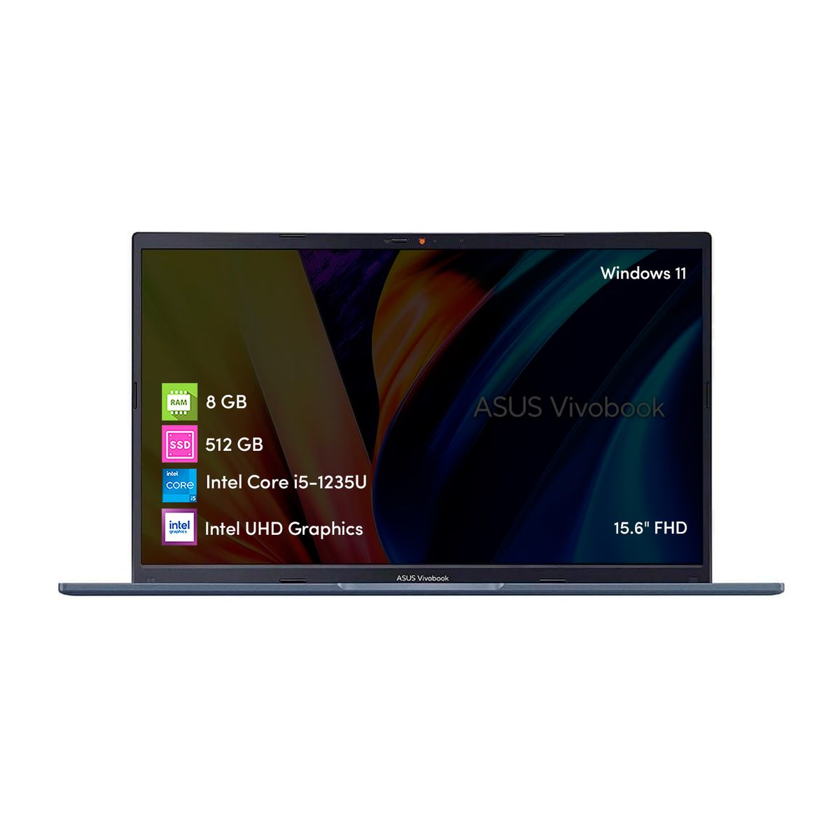 ASUS - Notebook Asus Vivobook 15 Intel i5 8GB 512GB 15.6 FHD Win11