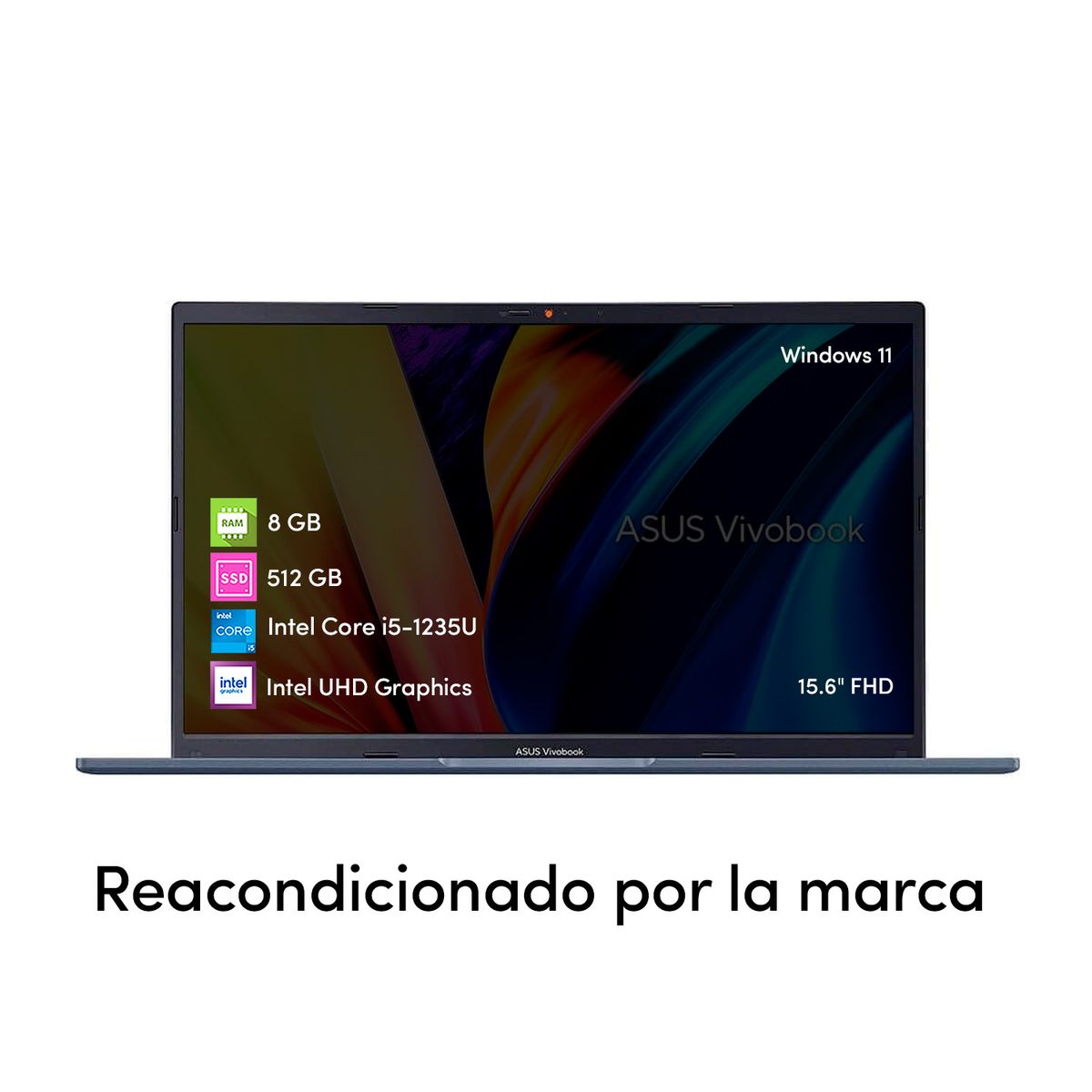 ASUS - Notebook Asus Vivobook 15 Intel i5 8GB 512GB 15.6 FHD Win11