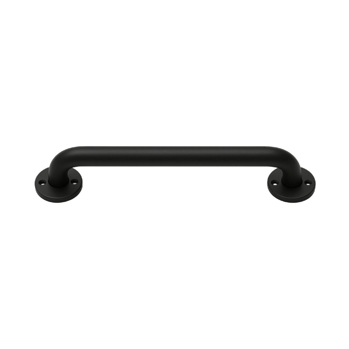 GLOMED - Barra Seguridad Baño Acero Inoxidable 60 cm - Negra