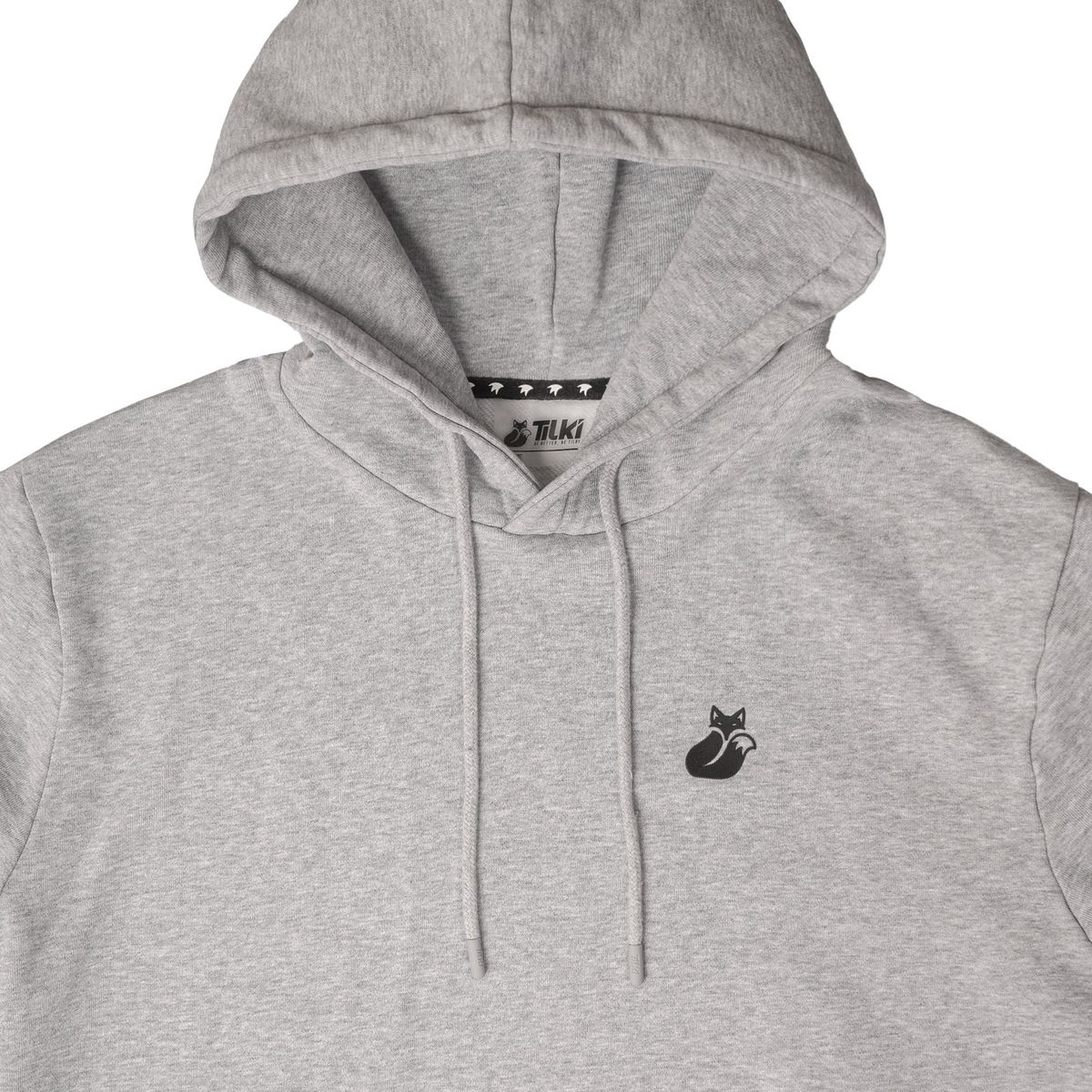 TILKI - Poleron Tilki Hoodie Agir Fox Lehinde Gris Tenis Padel