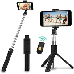 GENERICO - Tripode Bluetooth Selfie Stick K07