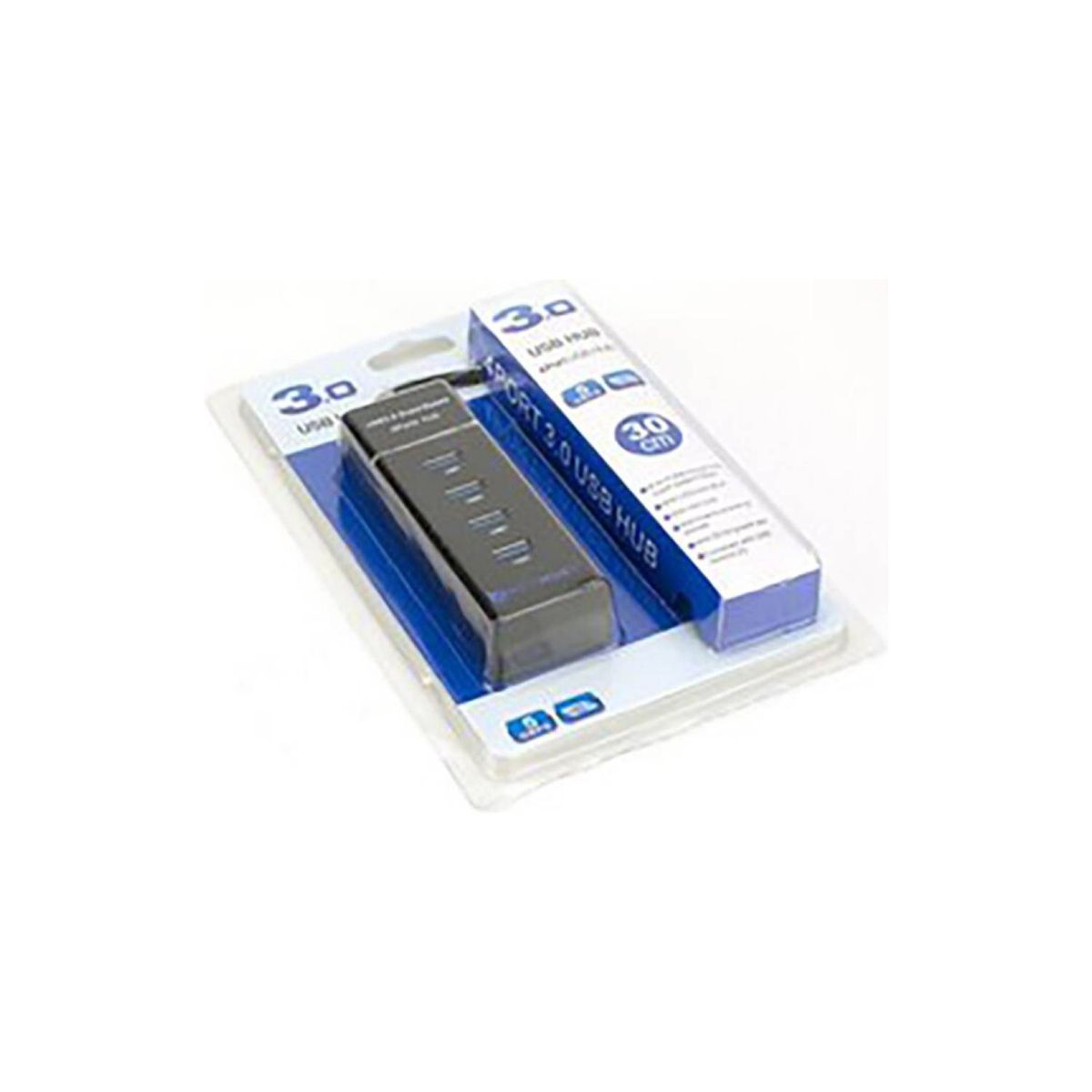 GENERICO - Hub usb 30 super speed importado  2224  negro