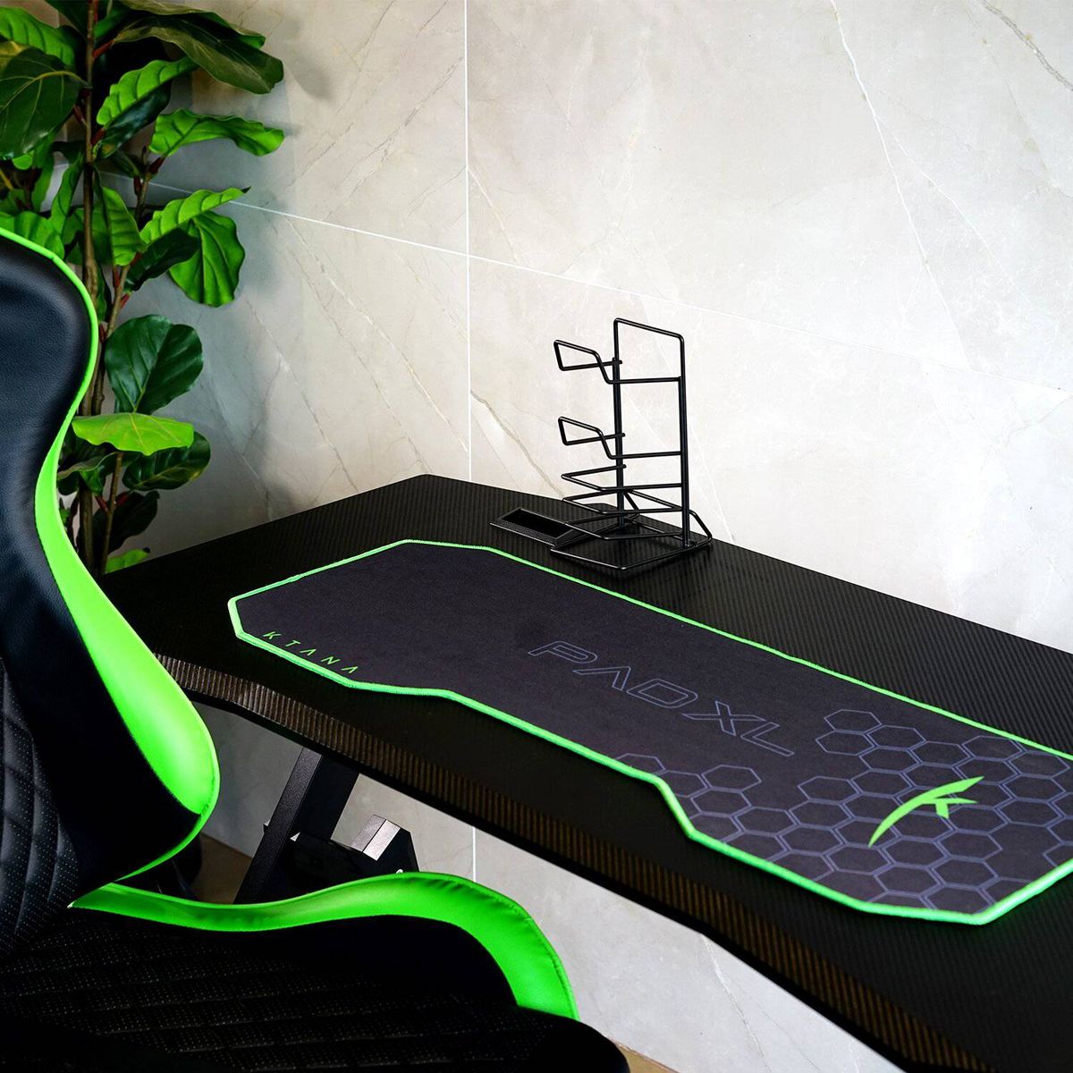 KTANA - Mouse Pad Gamer Profesional 80x30 Cms Ktana Negro