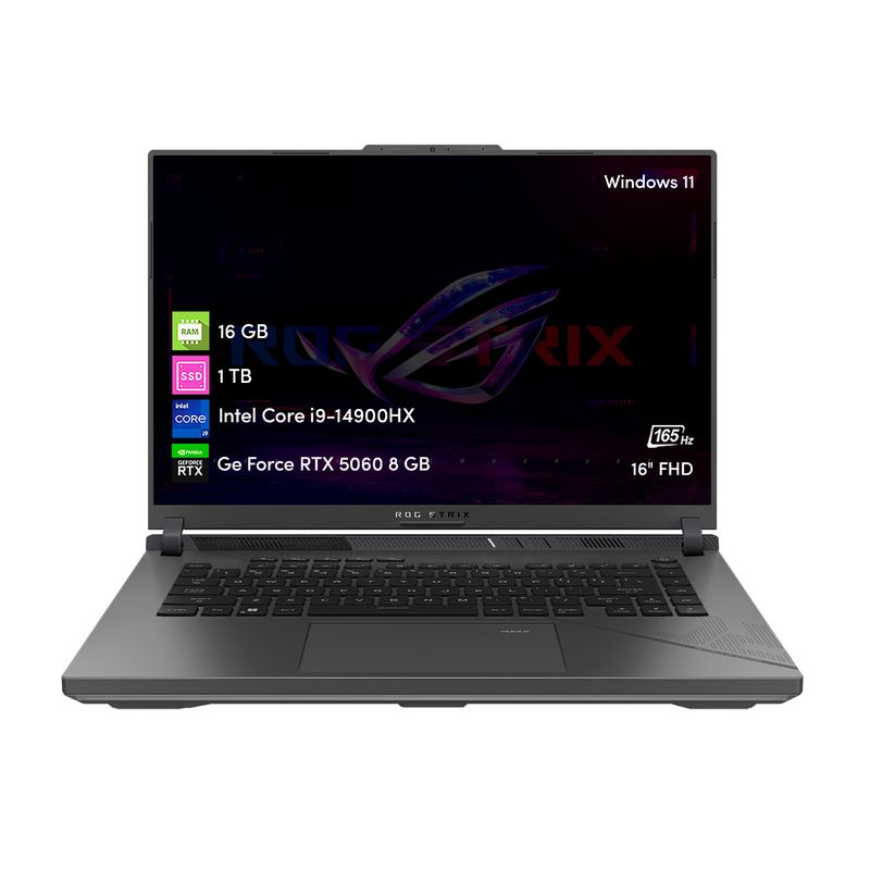 ASUS - Notebook Gamer Asus Rog Strix G16 Intel i9 16GB 1TB SSD RTX5060 16 FHD Win11