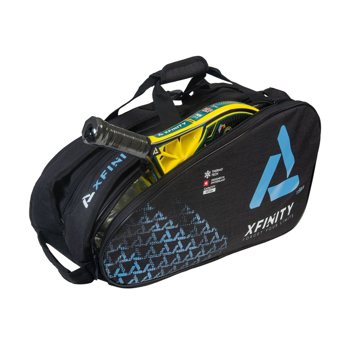 XFINITY - Bolso Padel Xfinity Con Bolsillo Termo 40 Lts Color Negro
