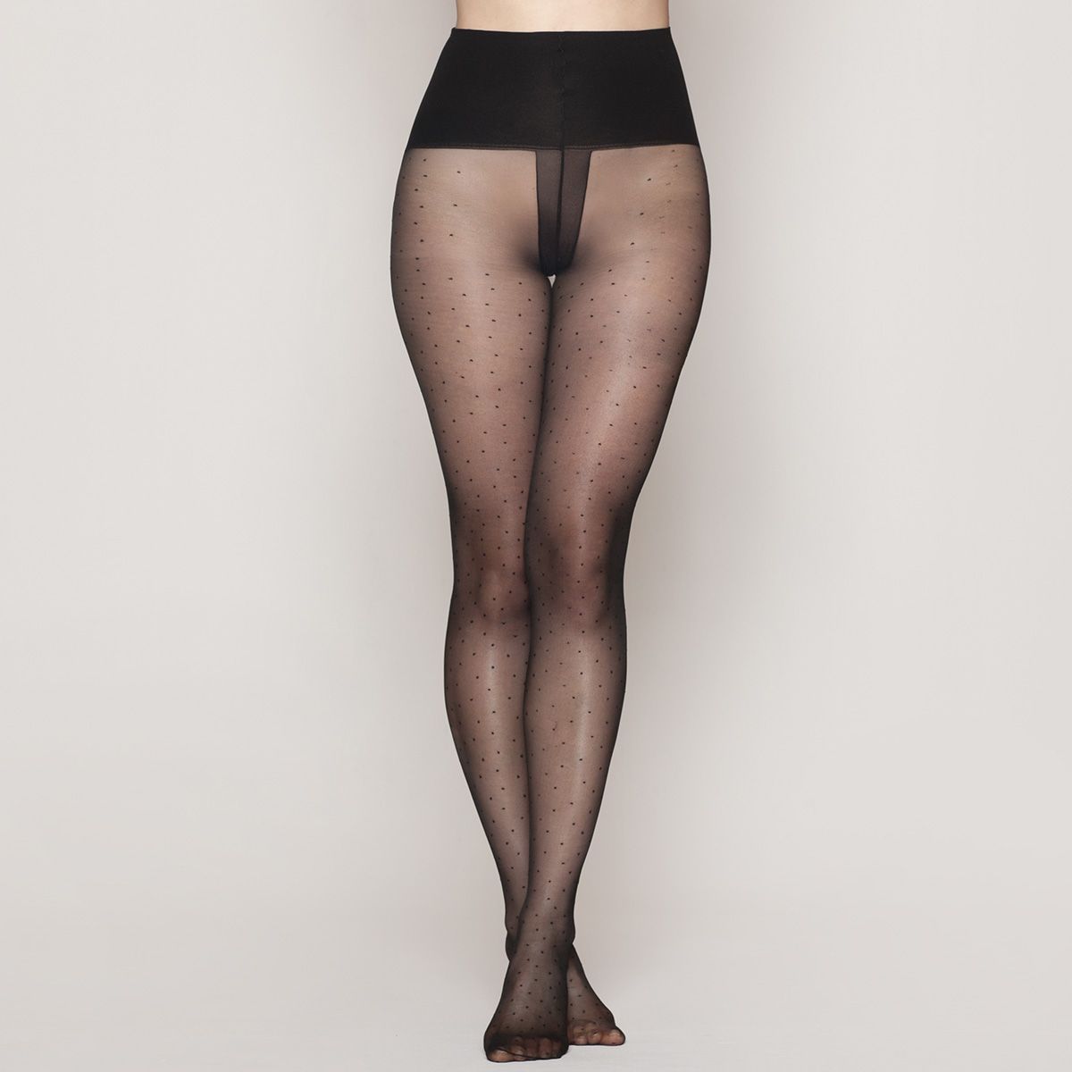MONARCH - Panty Diseño Puntitos Negro Lasst