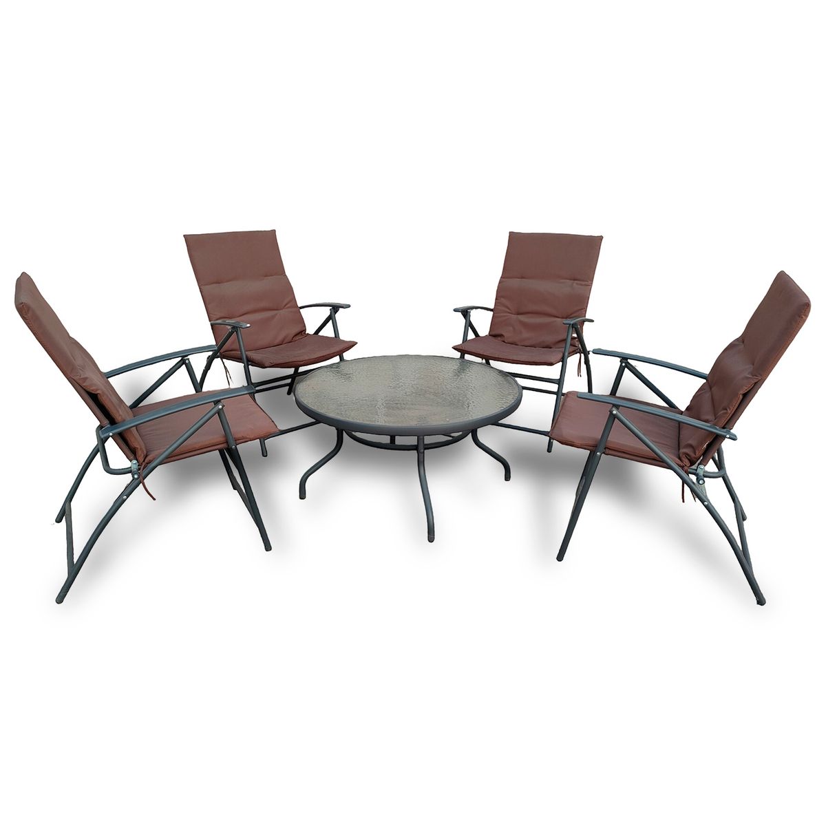 NOVAHUS - Set de Terraza 4 Sillas + Mesa Ipanema