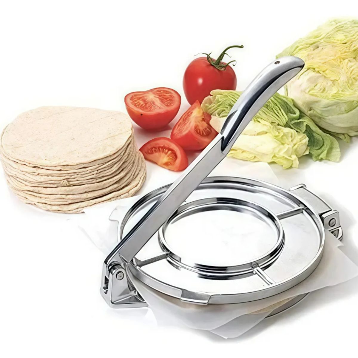 GENERICO - Prensa Para Tortillas Fajitas Patacones Masa Cocina