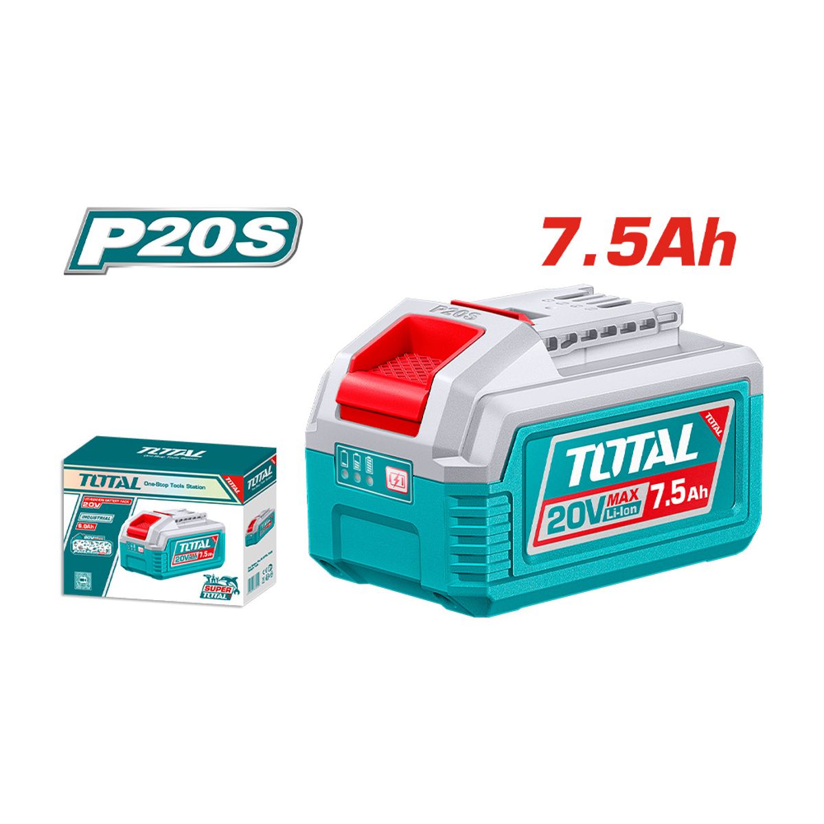 TOTAL TOOLS - Batería de Litio-ion 7 5ah Total