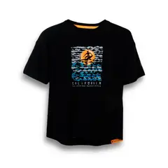 PILLIN - Polera Niño Negro TVC620-25NEG