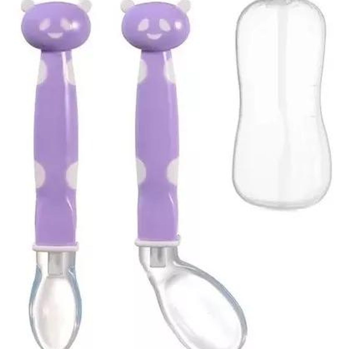 GENERICO - Caja 2 cucharas de silicona para bebe