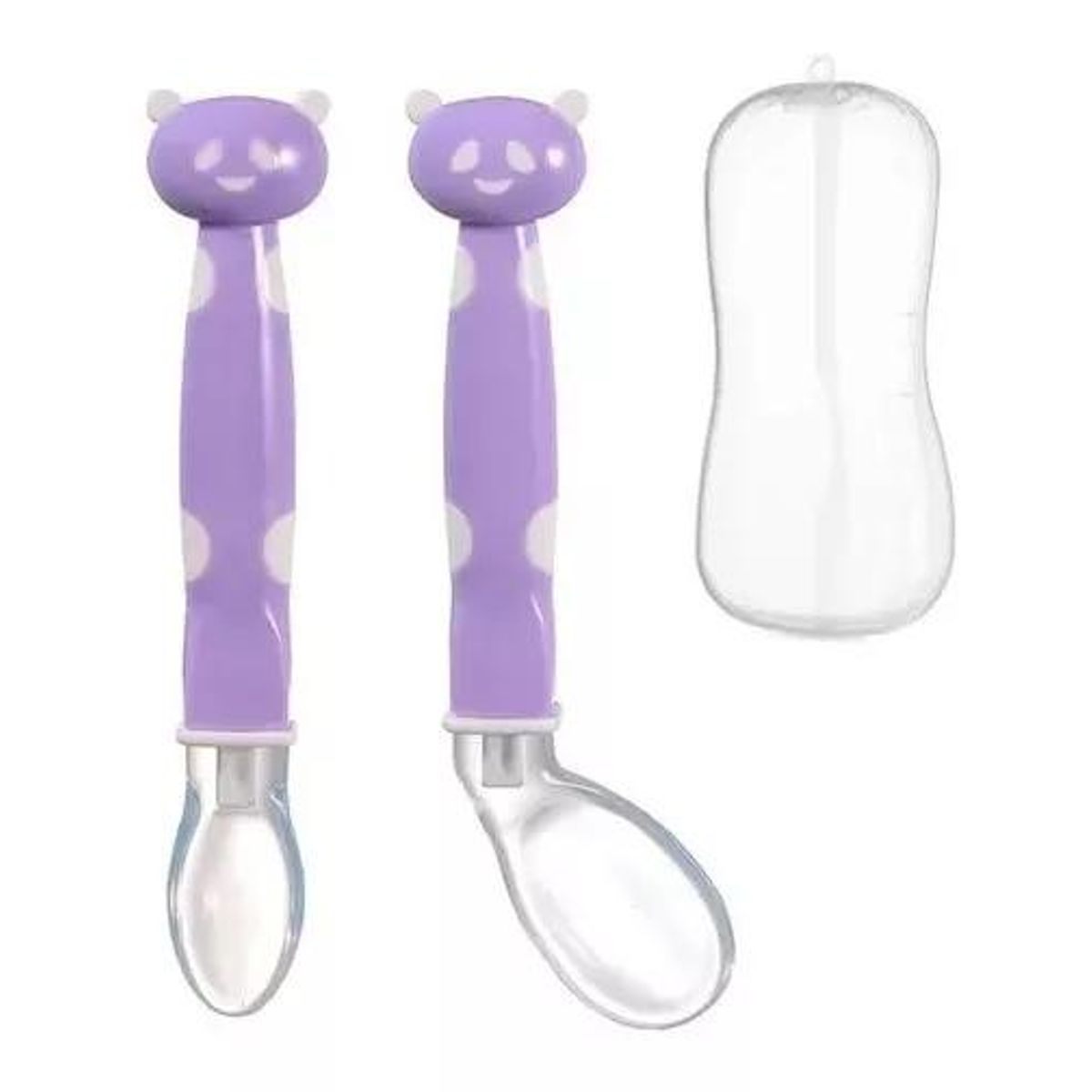 GENERICO - Caja 2 cucharas de silicona para bebe