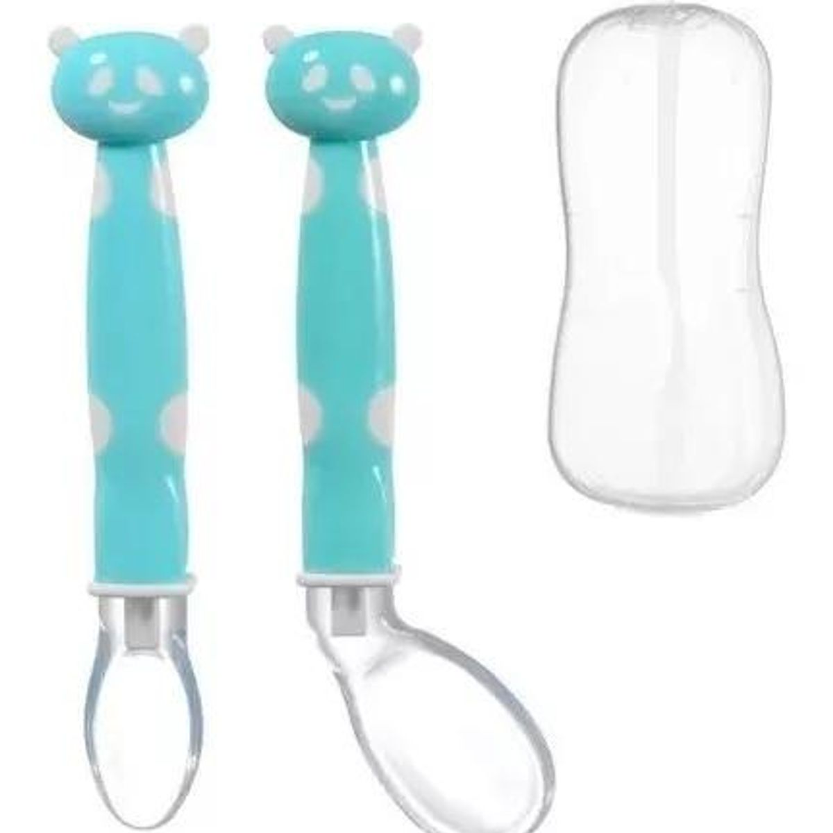 GENERICO - Caja 2 cucharas de silicona para bebe