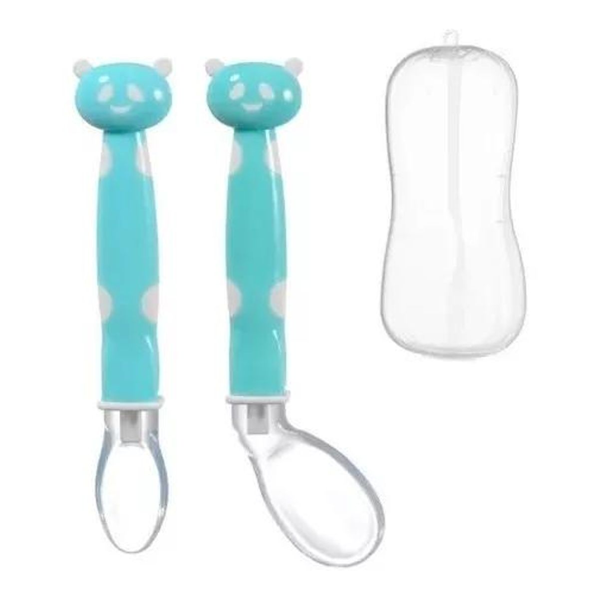 GENERICO - Caja 2 cucharas de silicona para bebe