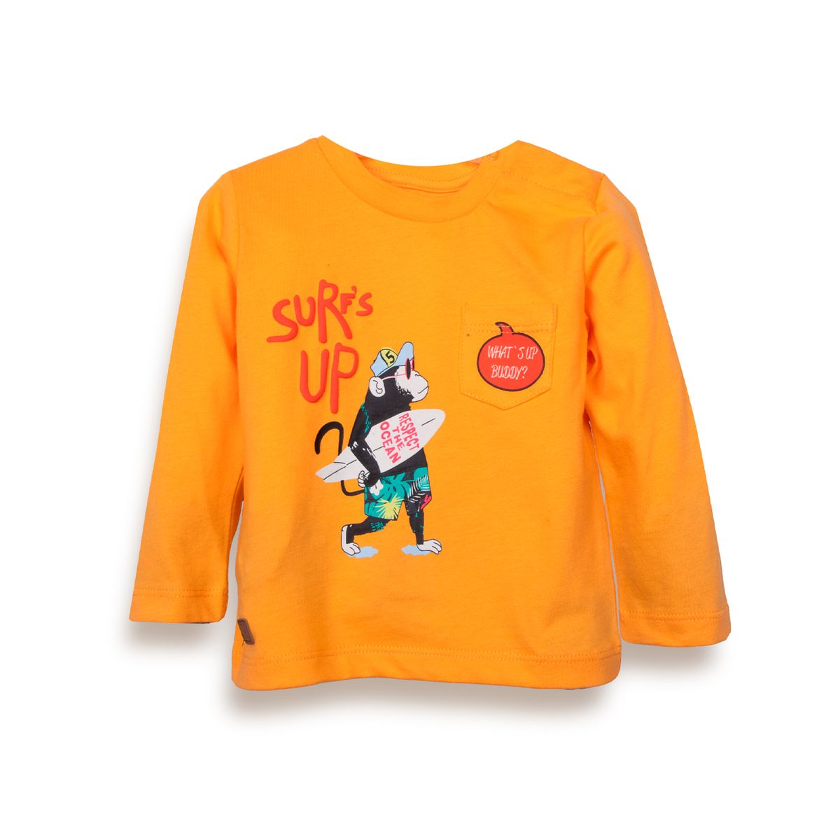 PILLIN - Polera  Niño Naranjo Pillin PVC603-25NAR