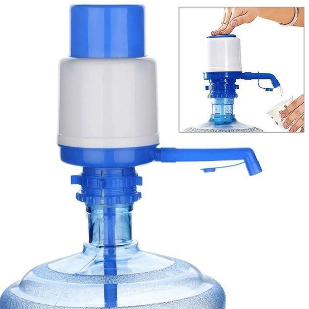GENERICO - Dispensador De Agua Para Bidón De 10 A 20 Lt, Bomba Manual
