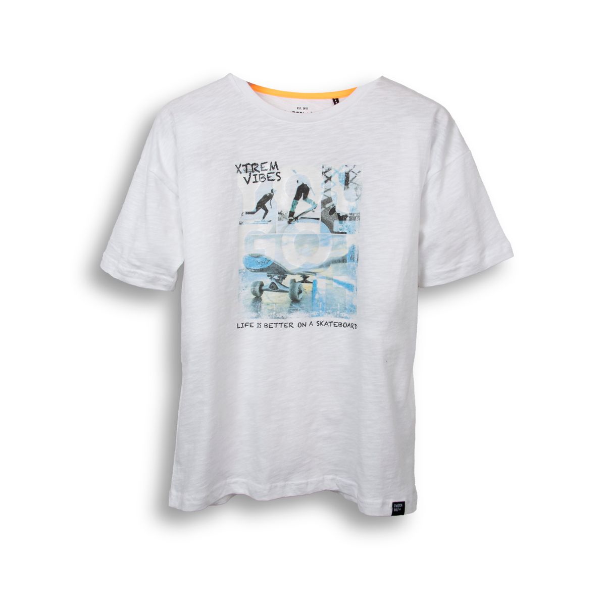 PILLIN - Polera Niño Blanco Pillin TVC621-25BCO