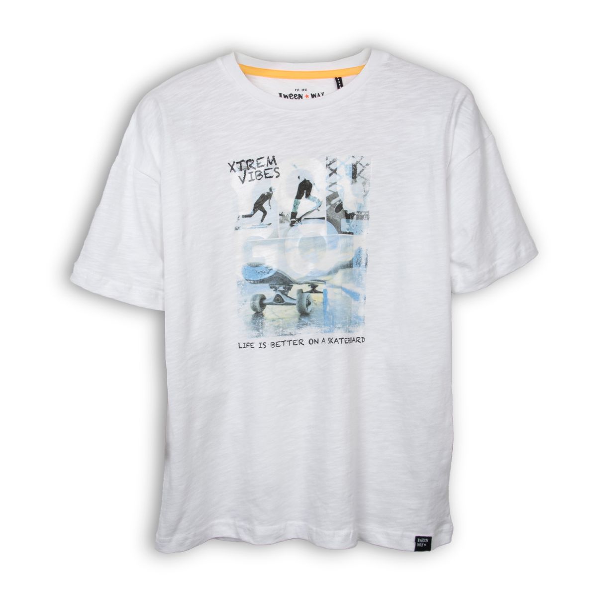 PILLIN - Polera Niño Blanco Pillin TVC621-25BCO