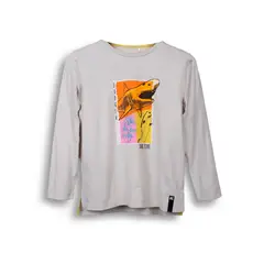PILLIN - Polera Niño Gris PVC607-25GRI