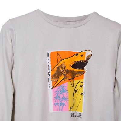 Imagen 2 del producto Polera Niño Gris PVC607-25GRI