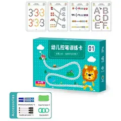 GENERICO - Libro De Trabajo De Rastreo Mágico Niños Juguetes Educativos