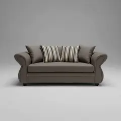 FLOBAL - Sofá 3 Cuerpos Grecia - Tela Repelente a Líquidos