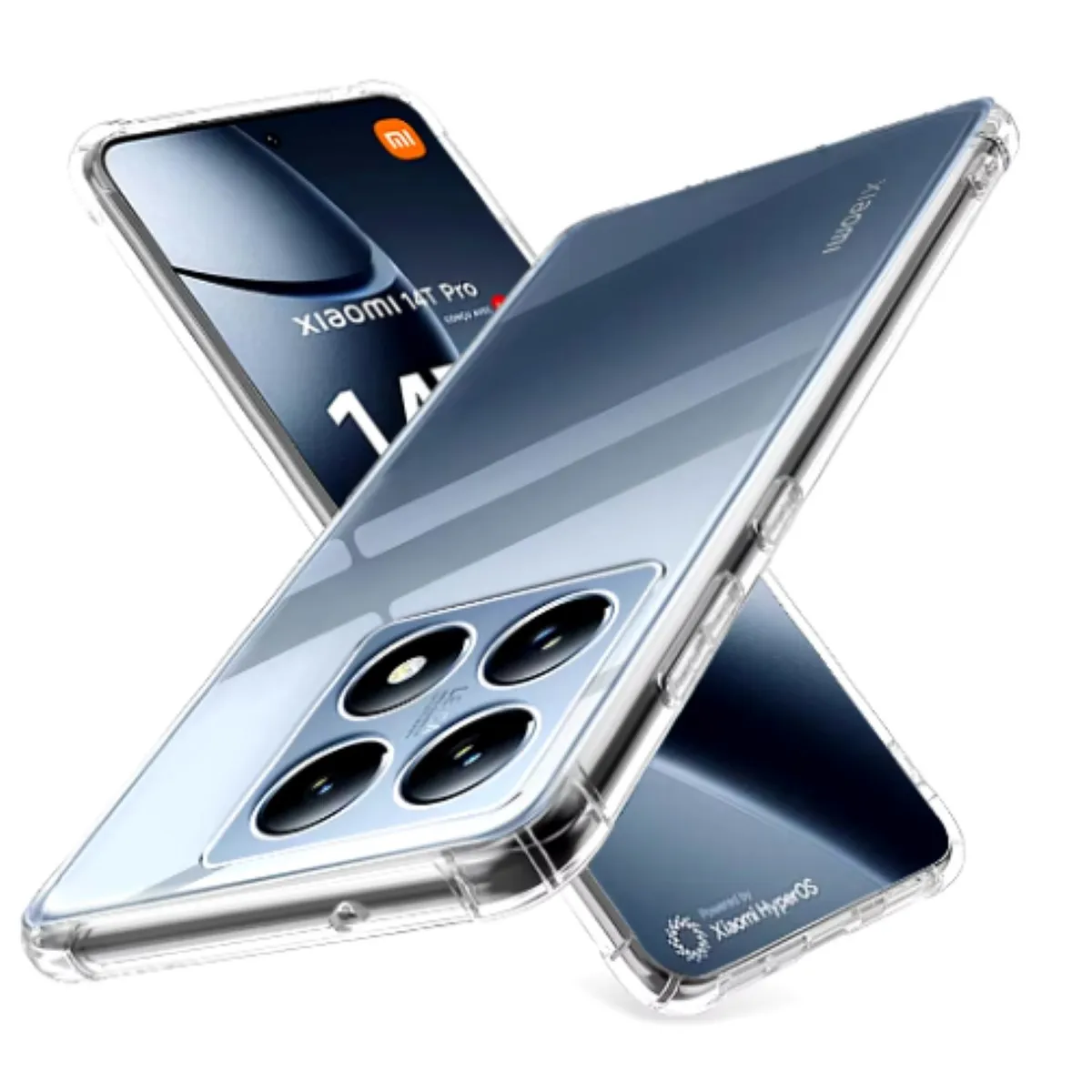 GENERICO - Carcasa Para Xiaomi 14T Pro 5g Transparente Reforzada