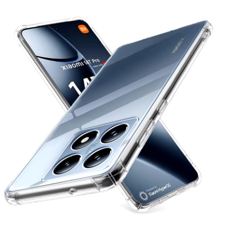 GENERICO - Carcasa Para Xiaomi 14T Pro 5g Transparente Reforzada