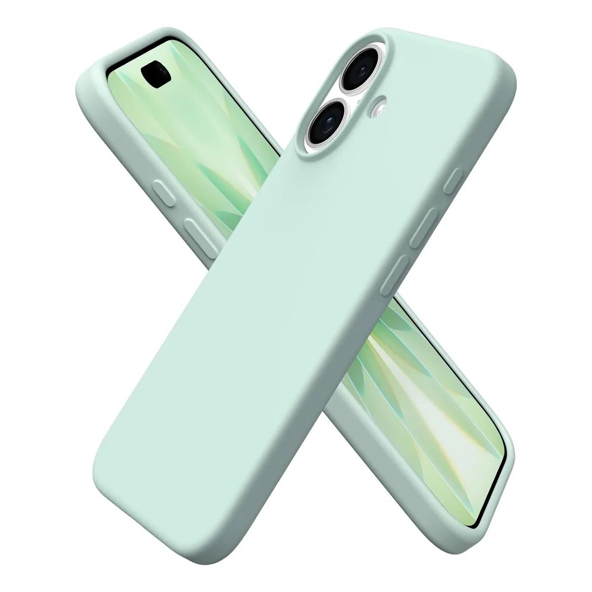 COMPUTECH - Funda / Carcasa Premium Marca Computech Para iPhone 17 Color Menta Antihuellas