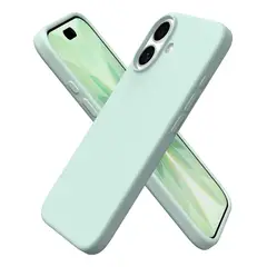 COMPUTECH - Funda / Carcasa Premium Marca Para iPhone 17 Color Menta Antihuellas