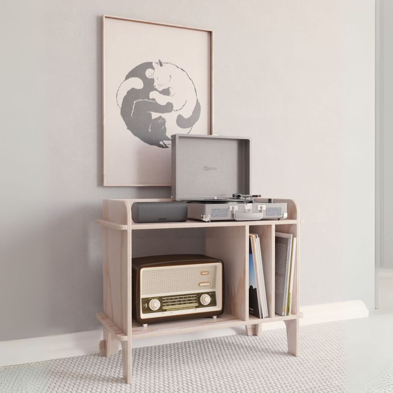 GENERICO - Mueble para Vinilos y Tocadiscos Modular  Mobelling