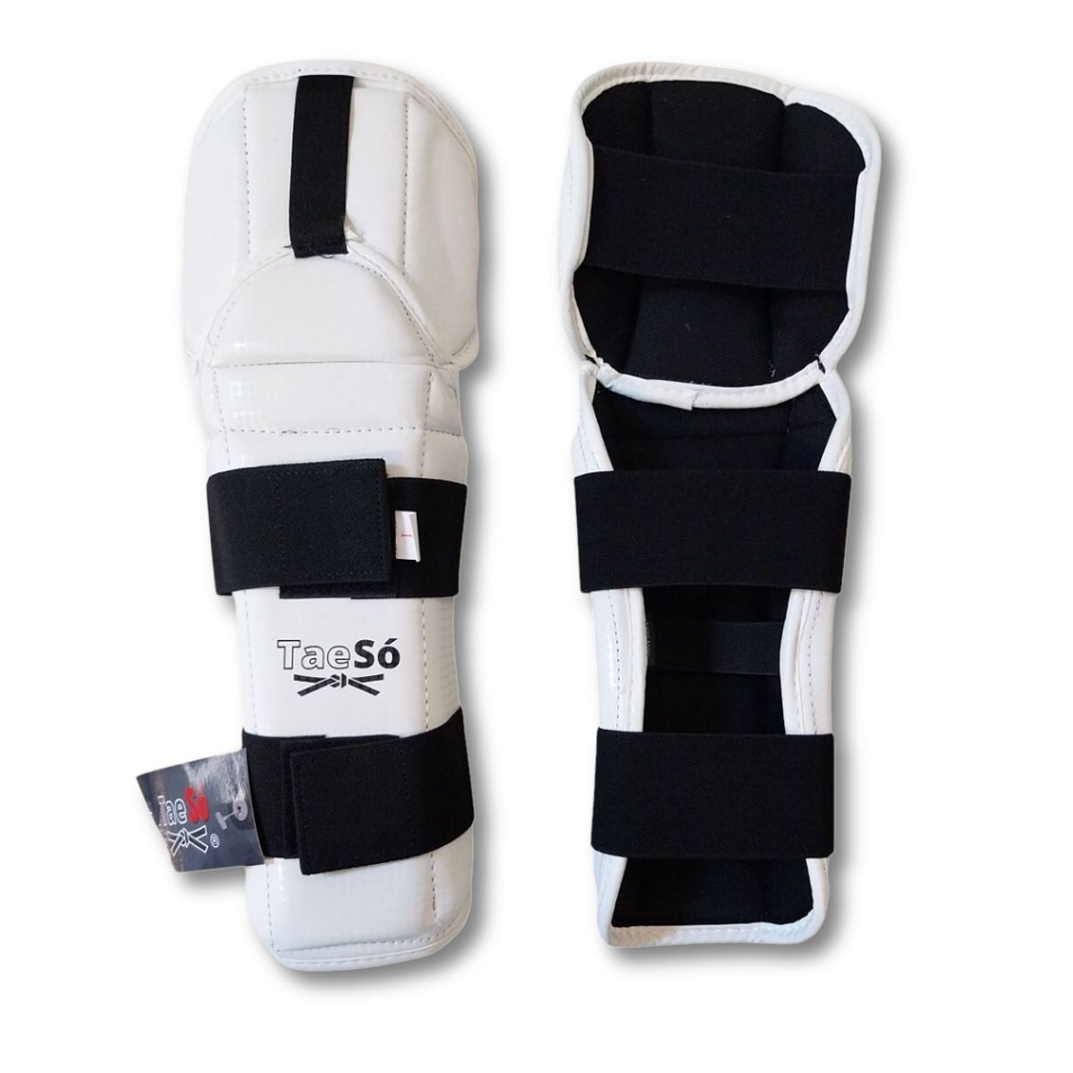 GENERICO - Antebracera con codo Taekwondo WT TaeSó - Antebrazos TALLA S