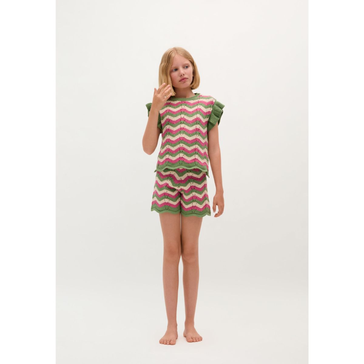 SCALPERS - SHORTS PUNTO ONDAS TRICOLOR