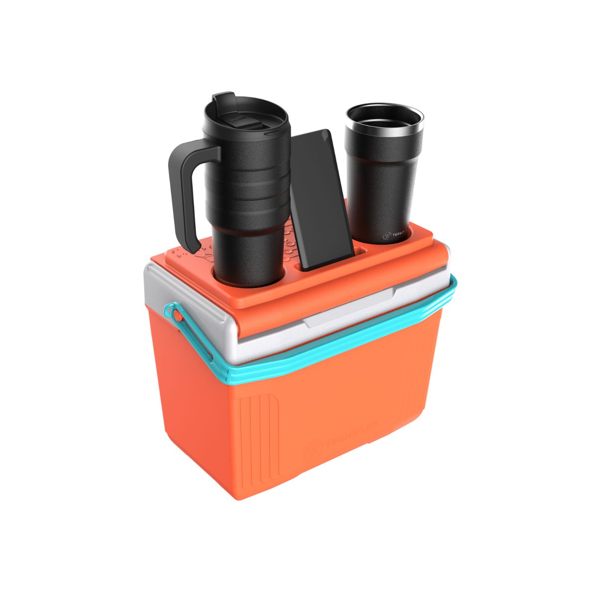 TERMOLAR - COOLER TERMOLAR 8LT NARANJO / CELESTE