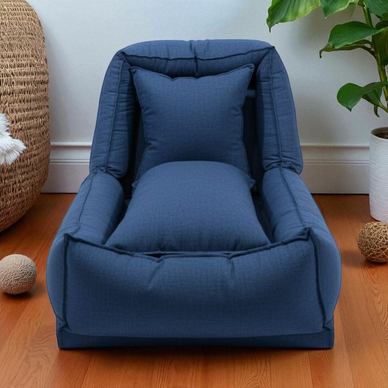 DISEÑOS VALESTRINI - POUF BED EN LINO SOFA CAMA
