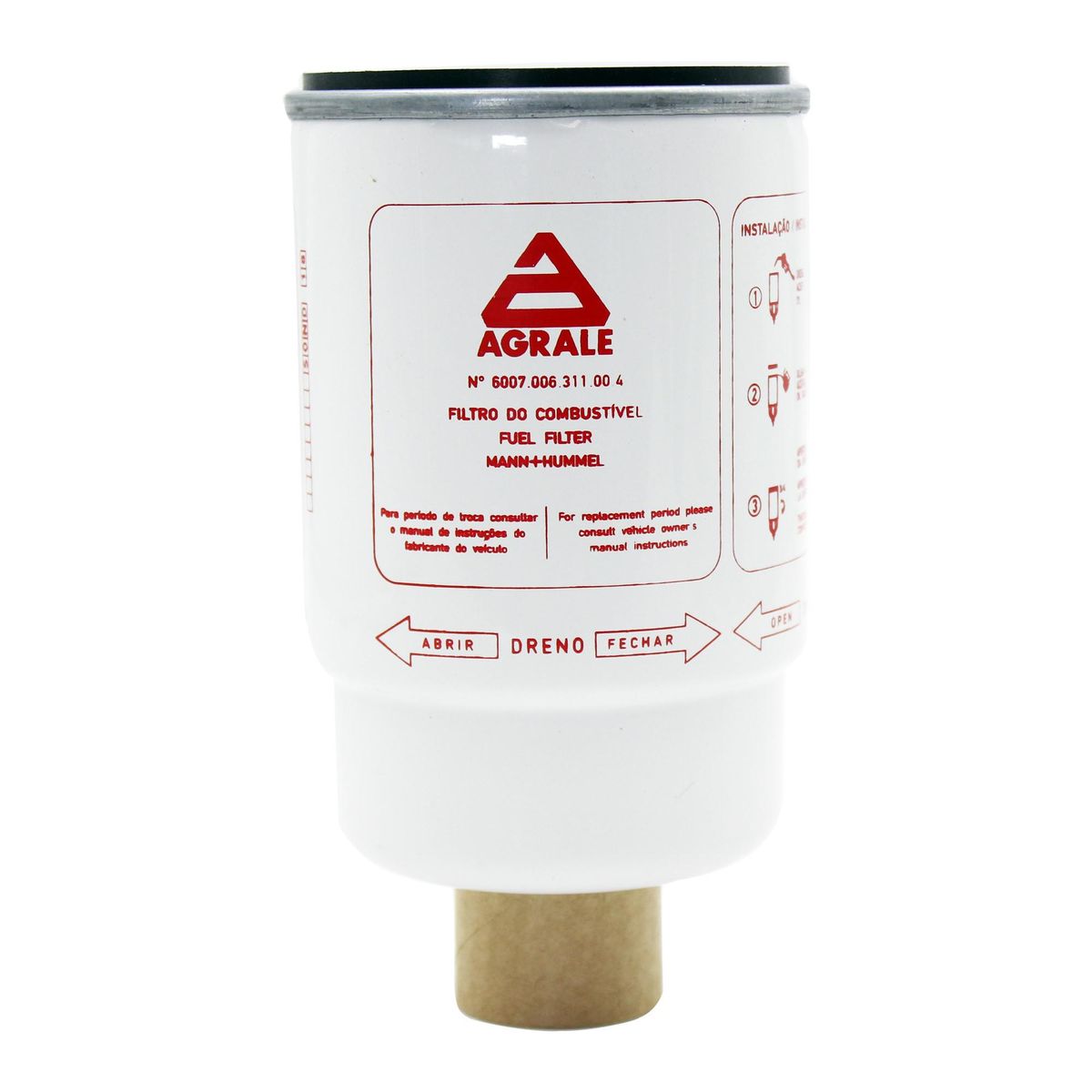 AGRALE - Filtro Separador De Combustible Agrale 6007.006.311.00.4