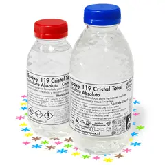 EASY EPOX - Resina Epoxica Cristal 119 + Accesorios. Baja Viscosidad!! de 1 Kg